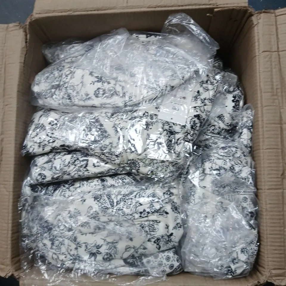 LARGE BOX OF WOMENS CLOTHING ITEMS IN VARIOUS STYLES , COLORS AND SIZES