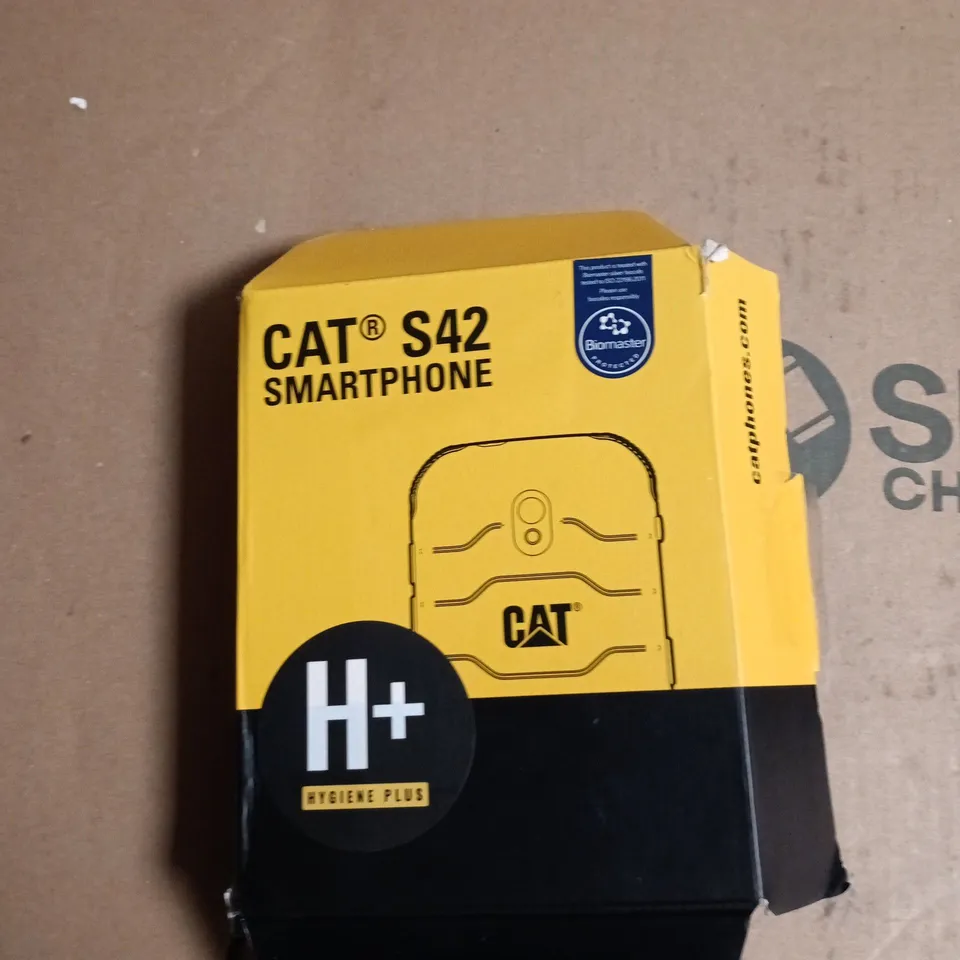 CAT S42 SMARTPHONE – BOXED WITH RUGGED BLACK BACK COVER