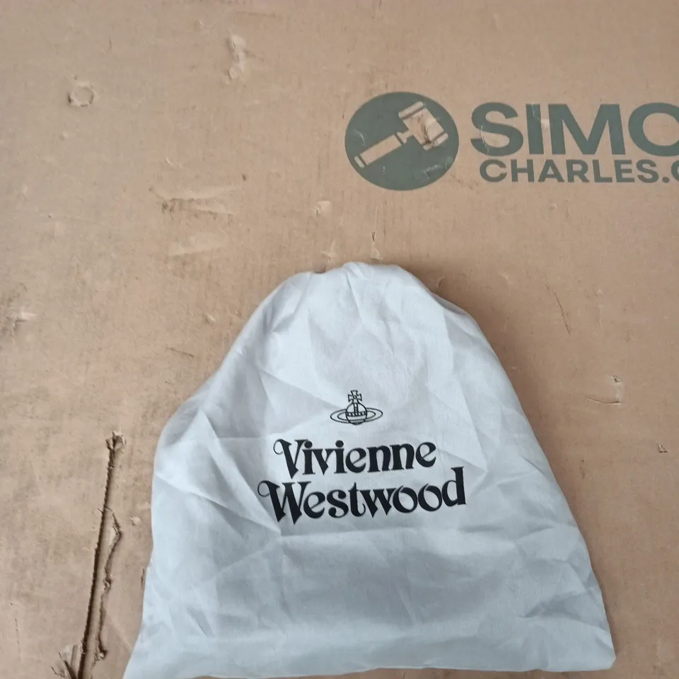 VIVIENNE WESTWOOD TURQUOISE MINI BAG WITH CHAIN STRAP AND ORB LOGO