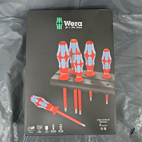 BOXED WERA 6 PIECE SCREWDRIVER SET