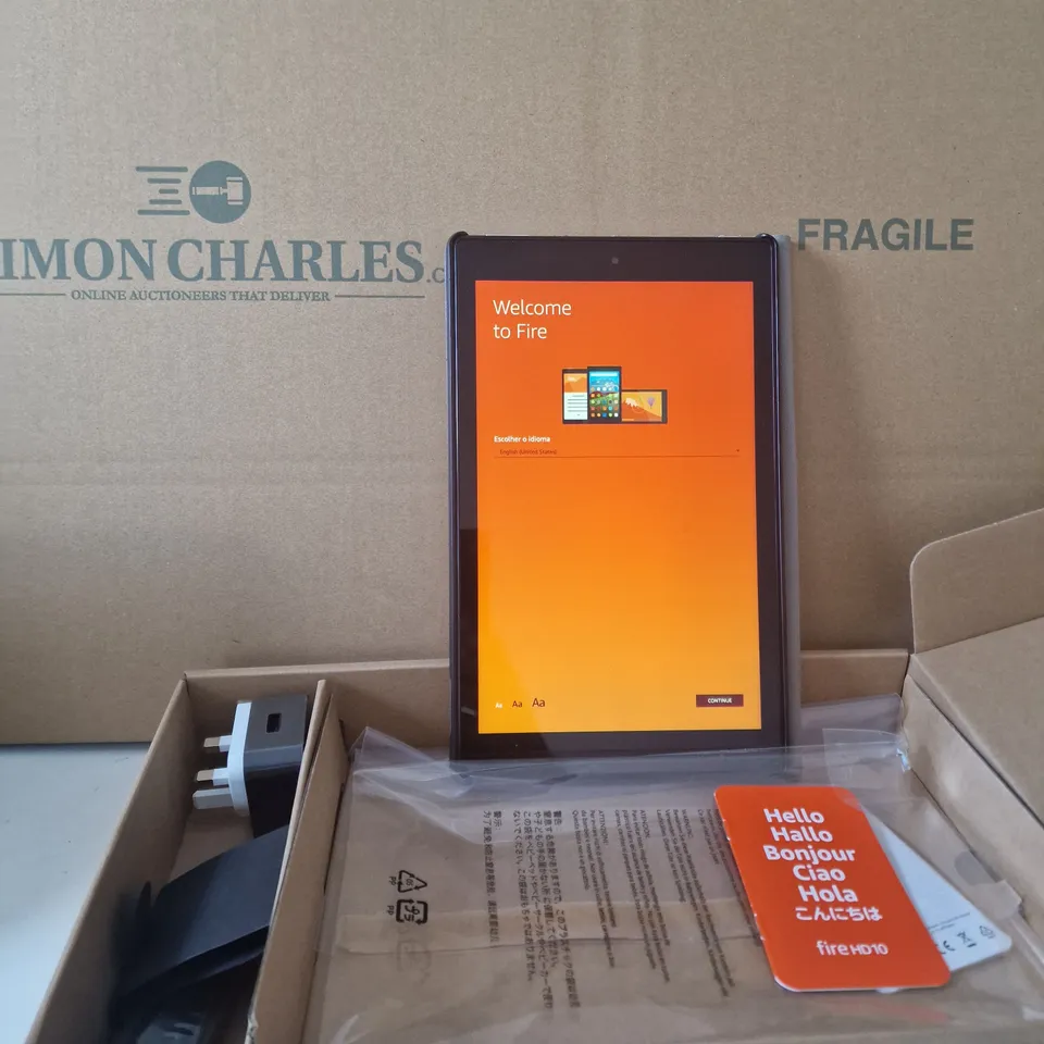 AMAZON FIRE HD 10 32GB TABLET KFSUWI
