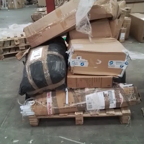 PALLET OF NEO PRODUCTS AND ASSORTED HOUSEHOLD GOODS TO INCLUDE,TUBE TENT,FAN,BBQ GRILL,GRAVITY CHAIRS