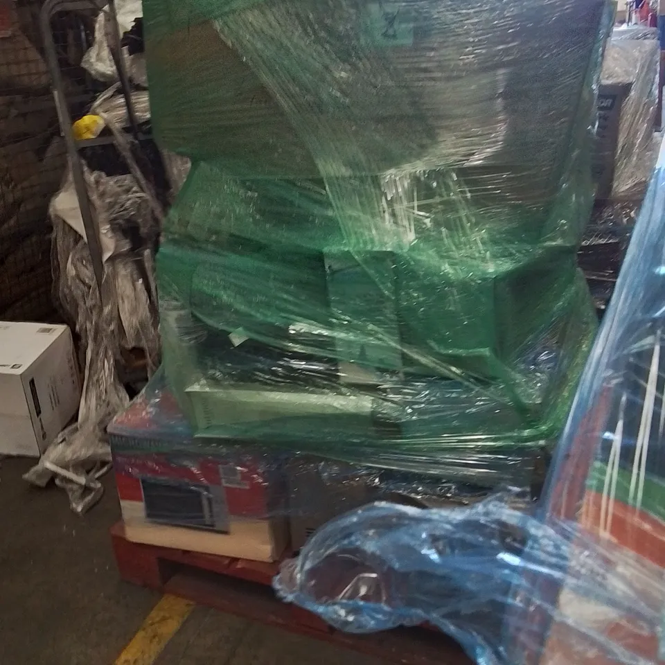 PALLET OF ELECTRICAL ITEMS TO INCLUDE;BLENDER,MICROWAVE,AIR FRYER,KETTLE