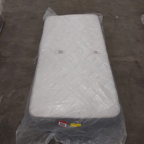 QUALITY BAGGED & ROLLED MEMORY 3' SINGLE FOAM HYBRID OPEN COIL SPRUNG MATTRESS