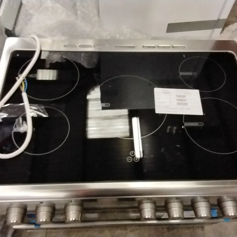 ELECTRIQ 90CM SINGLE CAVITY INDUCTION RANGE COOKER - STAINLESS STEEL