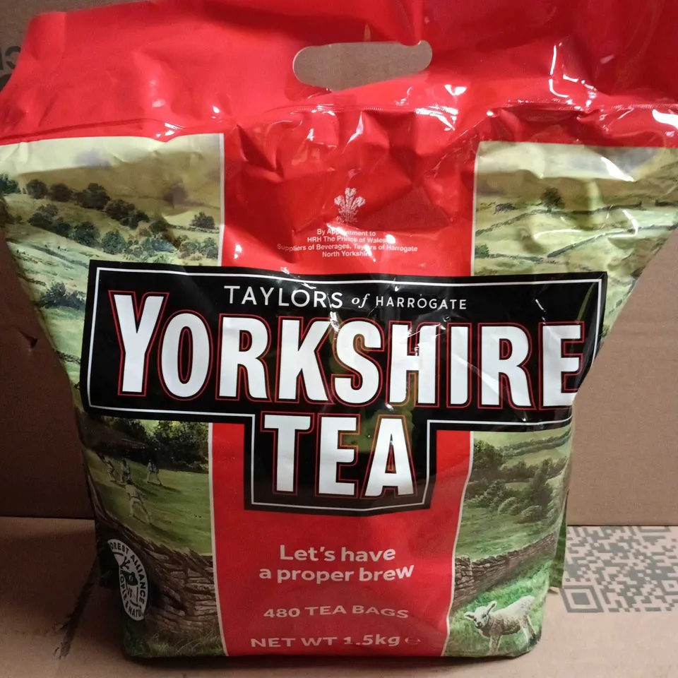 YORKSHIRE TEA BULK PACK – 480 TEA BAGS (1.5 KG)