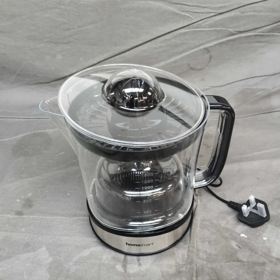 HOMESMART ELECTRIC JUICE SQUEEZER – 1.5L JAR CAPACITY – BOXED