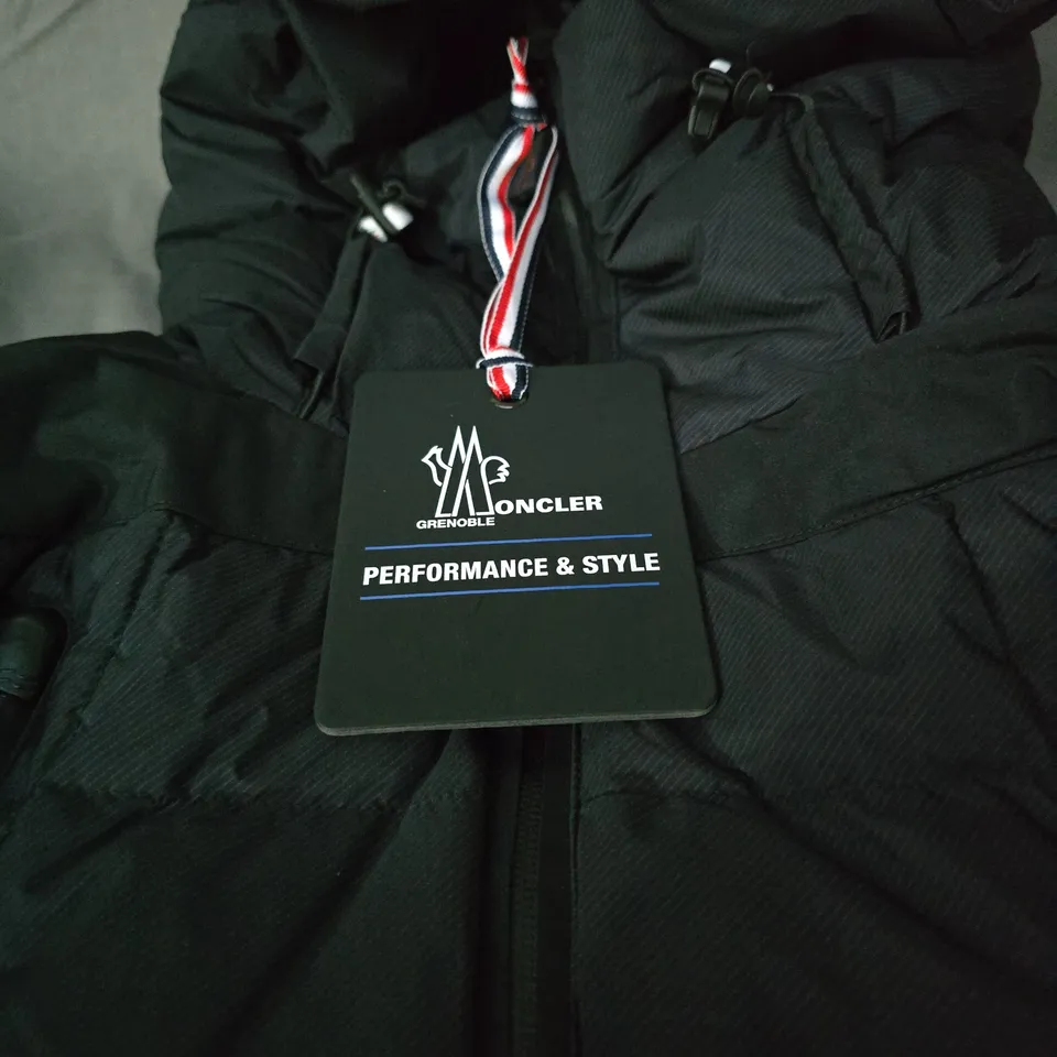 GRENOBLE MONCLER BOMBER JACKET – BLACK  SIZE 1 UK 36