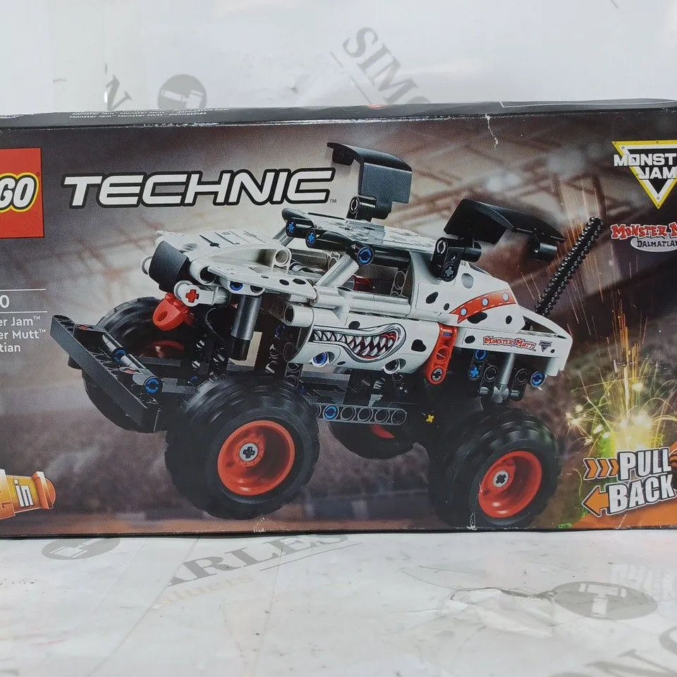 BOXED LEGO TECHNIC MONSTER JAM MUTT DALMATIAN RRP £17.99