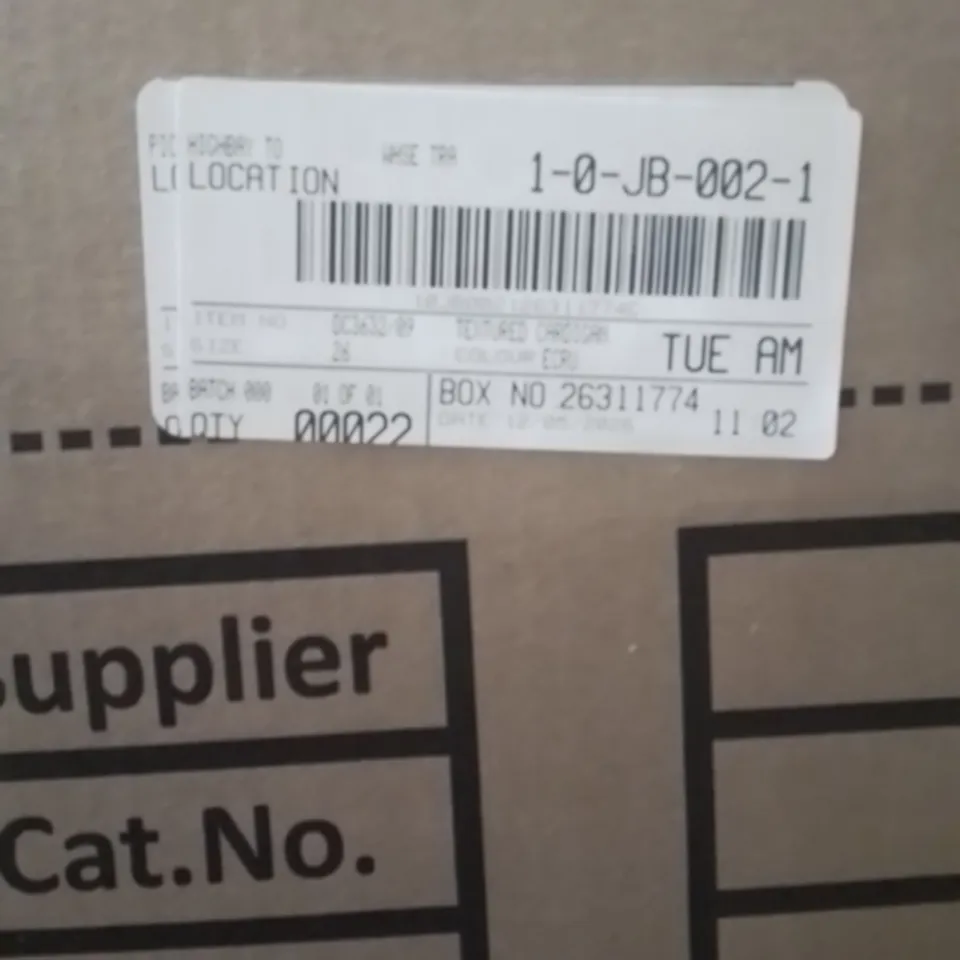 BOX CONTAINING APPROXIMATELY 22 BRAND NEW SIMPLY BEE ECRU CARDIGAN 