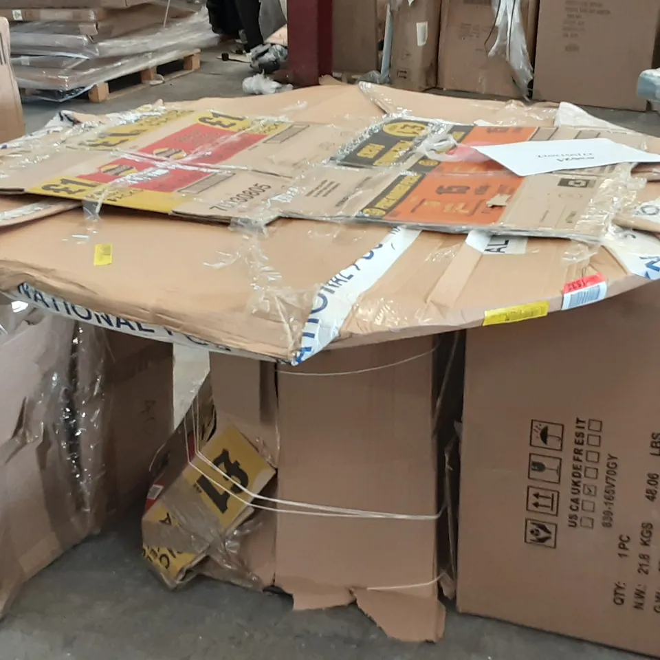 BOXED ISAAK 137CM PEDESTAL DINNER TABLE 