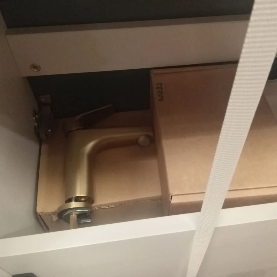 PALLET OF ASSORTED DESIGNER BATHROOM VANITY UNITS, BASINS AND MIXER TAPS