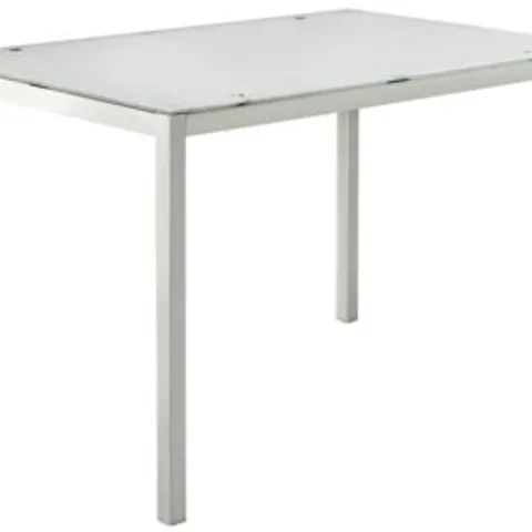 BOXED LIDO WHITE DINING TABLE (1 BOX)