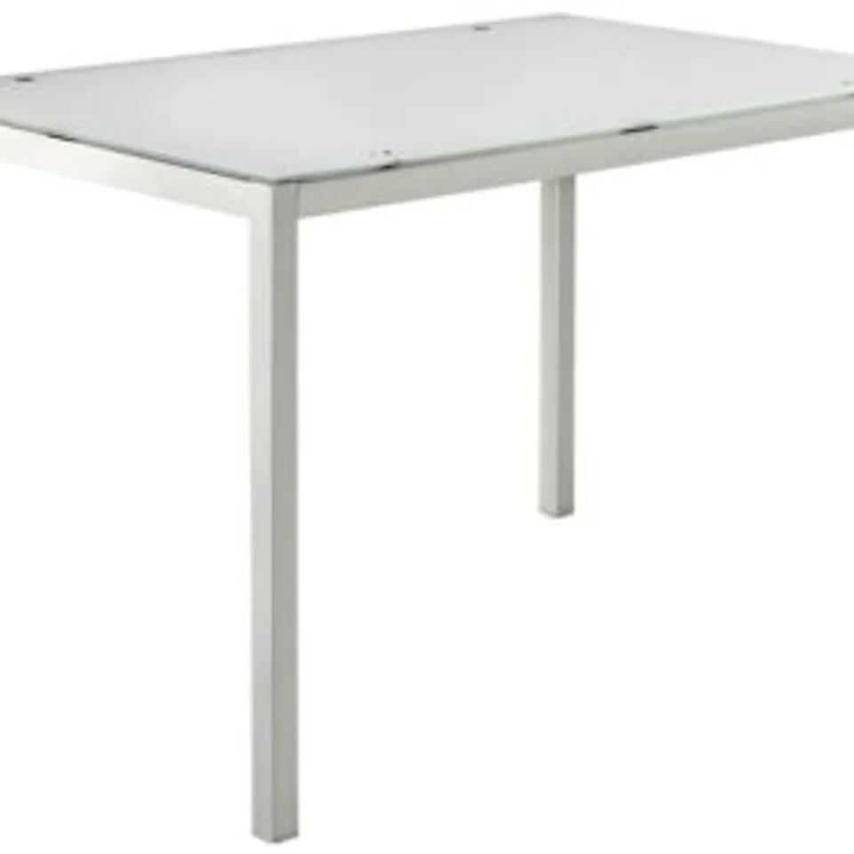 BOXED LIDO WHITE DINING TABLE (1 BOX)