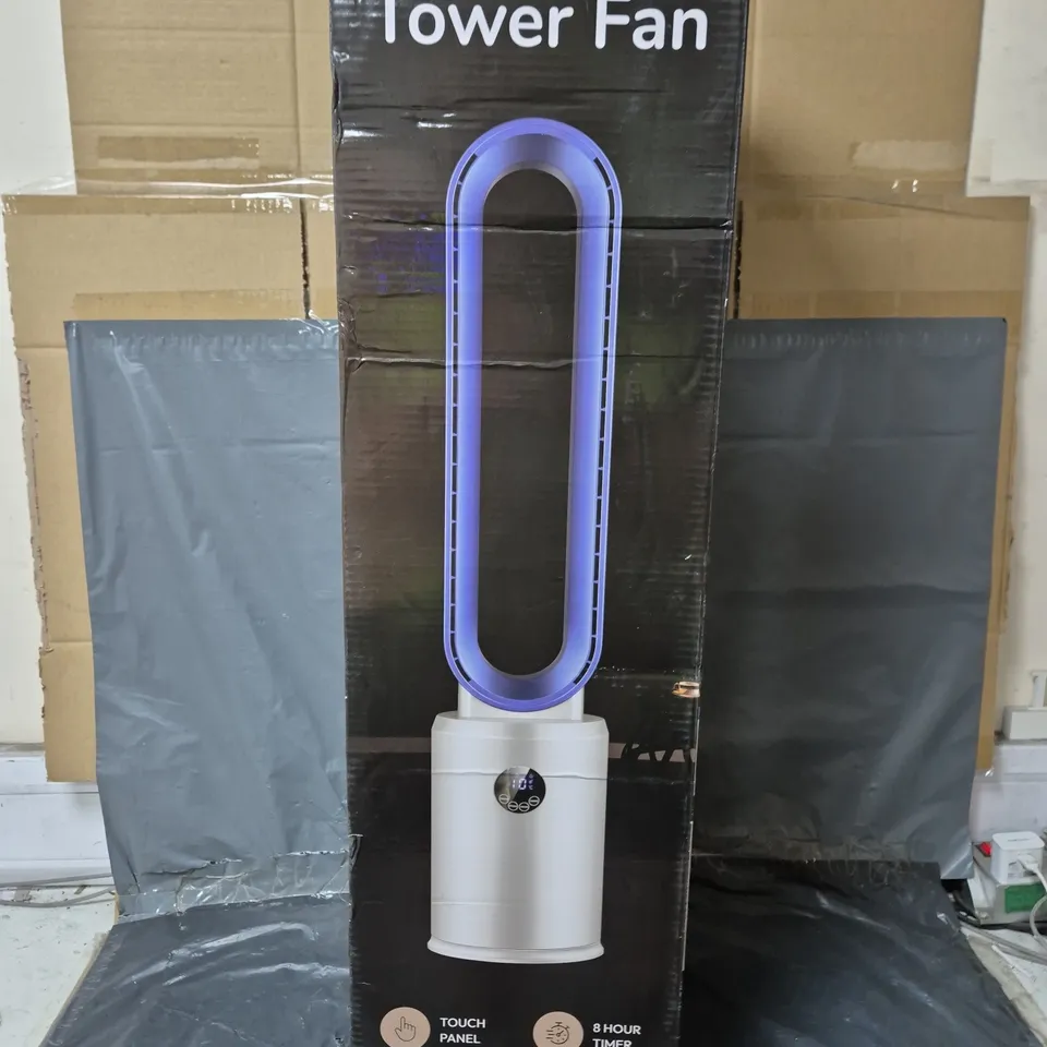 BOXED BLISS&BEYOND PURE AIR BLADELESS TOWER FAN - COLLECTION ONLY 