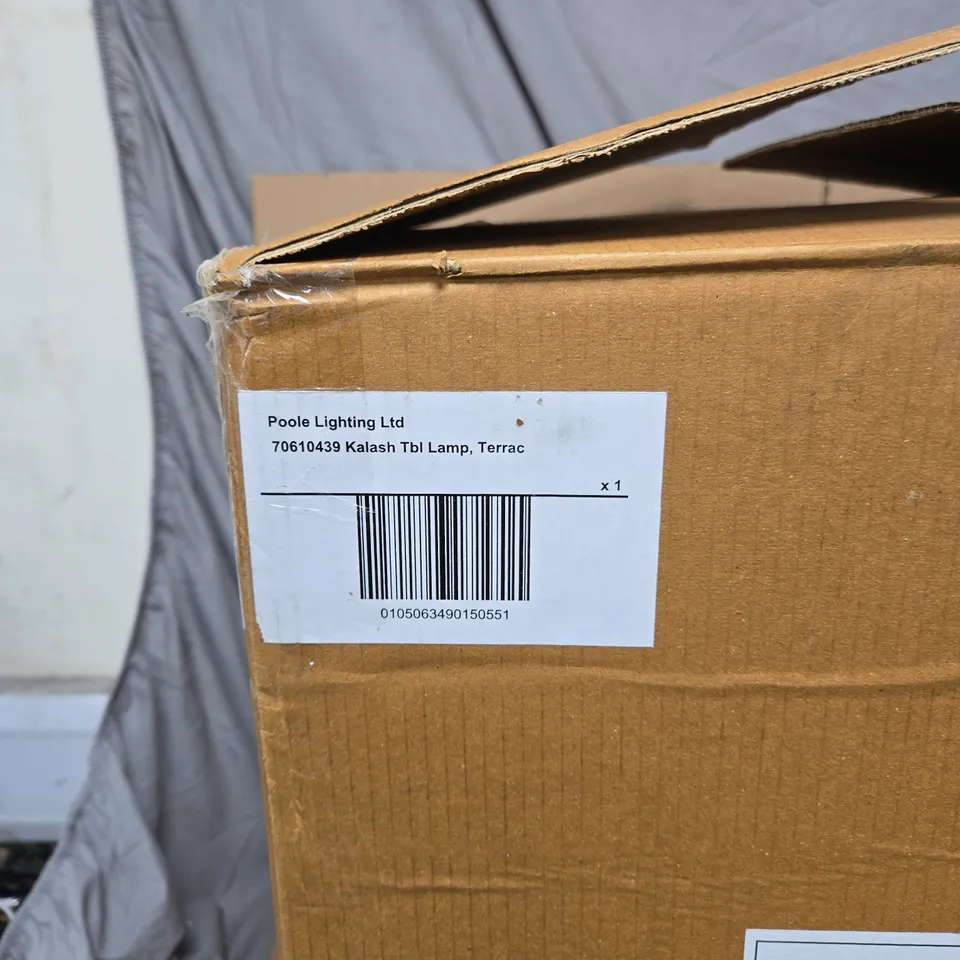 POOLE LIGHTING KALASH TABLE LAMP BOXED