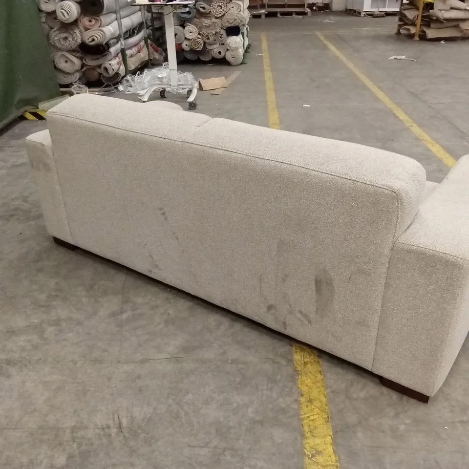 CORTES 3 SEATER FABRIC SOFA - NATURAL RRP £799