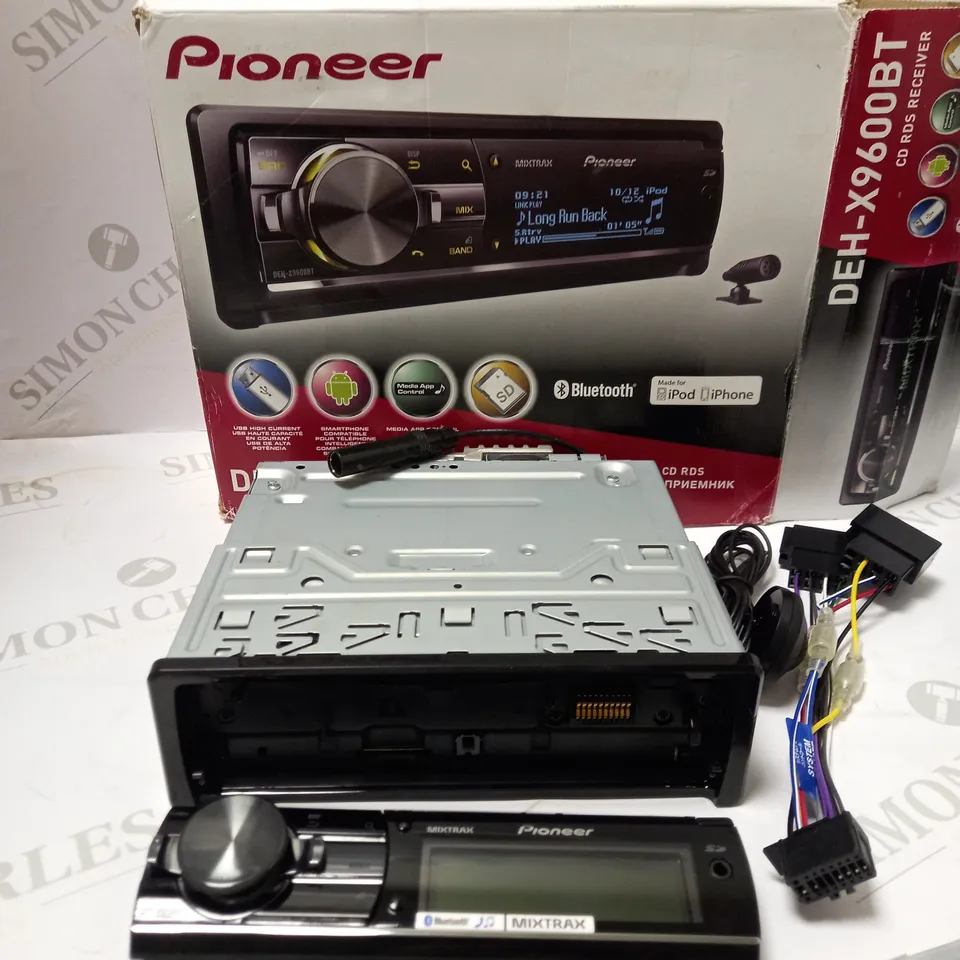 PIONEER DEH-X9600BT BLUETOOTH CAR STEREO