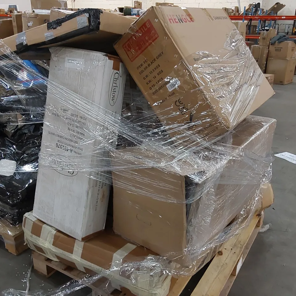 PALLET OF ASSORTED FURNITURE PARTS/CONSUMER PRODUCTS 