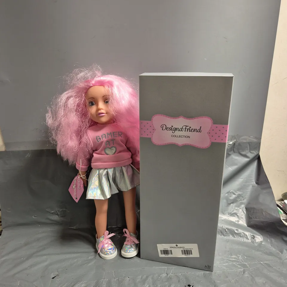 BOXED DESIGN A FRIEND GAMER AT HEART DOLL