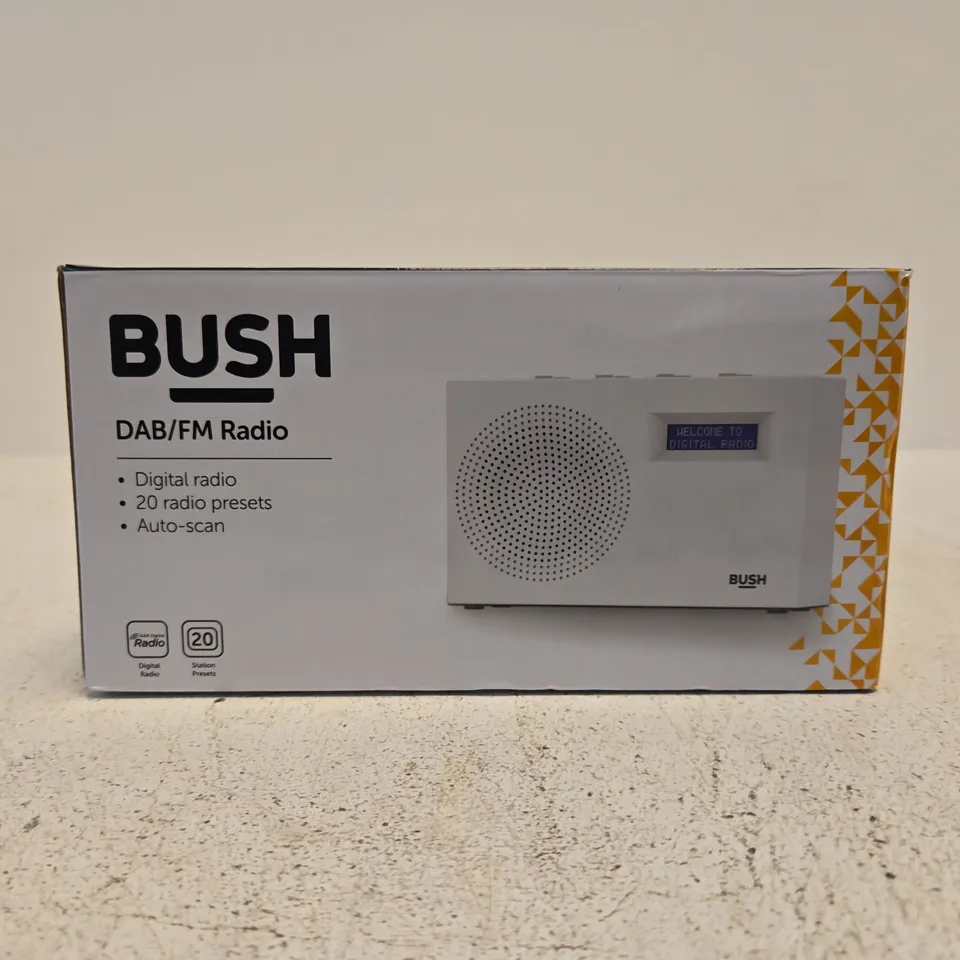 BUSH DAB/FM RADIO – BOXED