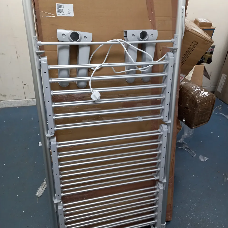 ORGANISED OPTIONS 3 TIER HEATED AIRER WITH 21M DRYING SPACE & COVER - COLLECTION ONLY