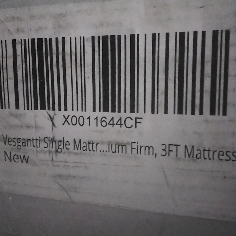 PALLET OF ASSORTED ITEMS INCLUDING VESGANTTI SINGLE MATTRESSES, PRELIT CHRISTMAS TREE, KINGRACK 3 TIER SHOE RACK