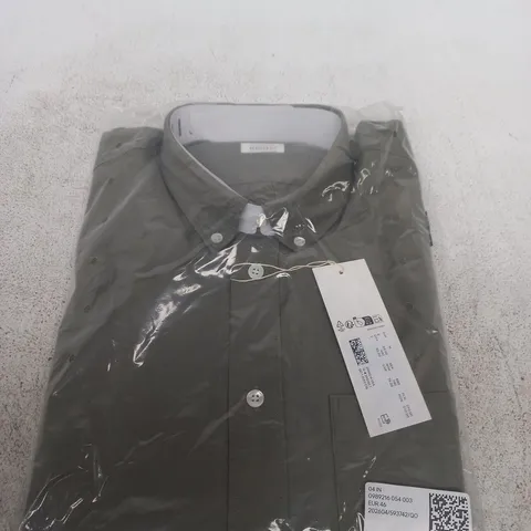 ARKET GREEN LONG SLEEVE SHIRT SIZE EU 46