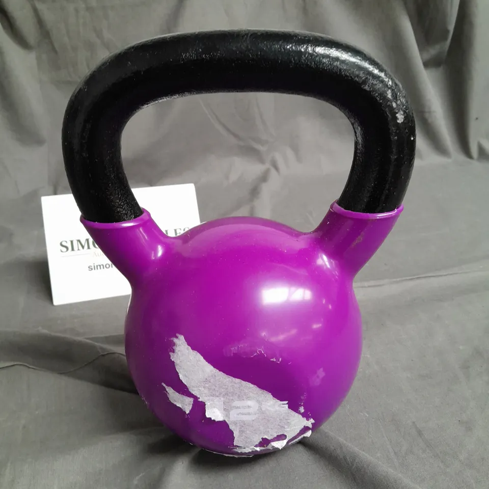 12KG PURPLE KETTLEBELL