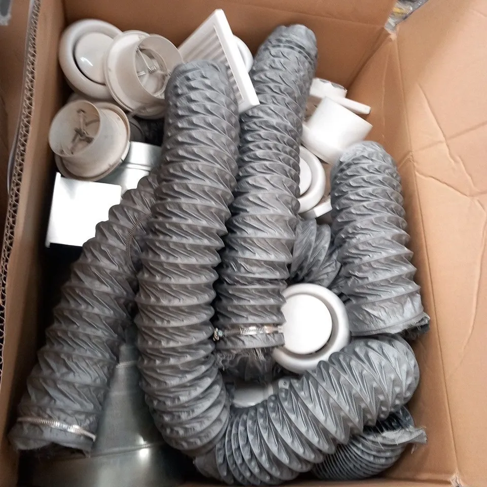 LARGE QUANTITY OF ASSORTED VENTING AND ELECTRICAL CABLES