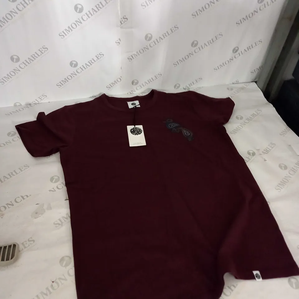 PRETTY GREEN BURGUNDY SHIRT SIZE M 