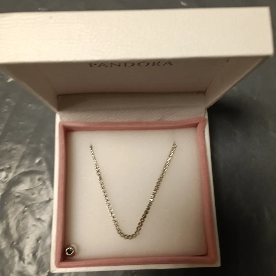 PANDORA SILVER NECKLACE - BOXED