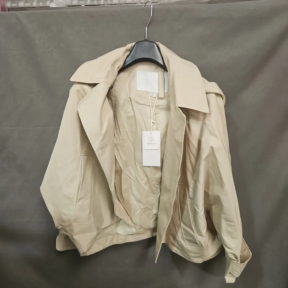 ZARA BEIGE TRENCH COAT – WOMEN'S UK 28 (M) 