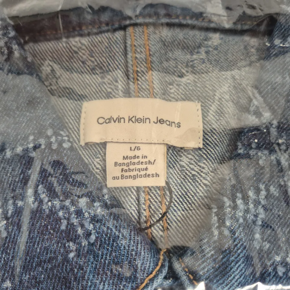 CALVIN KLEIN JEANS DENIM JACKET – MEN'S, UK SIZE L
