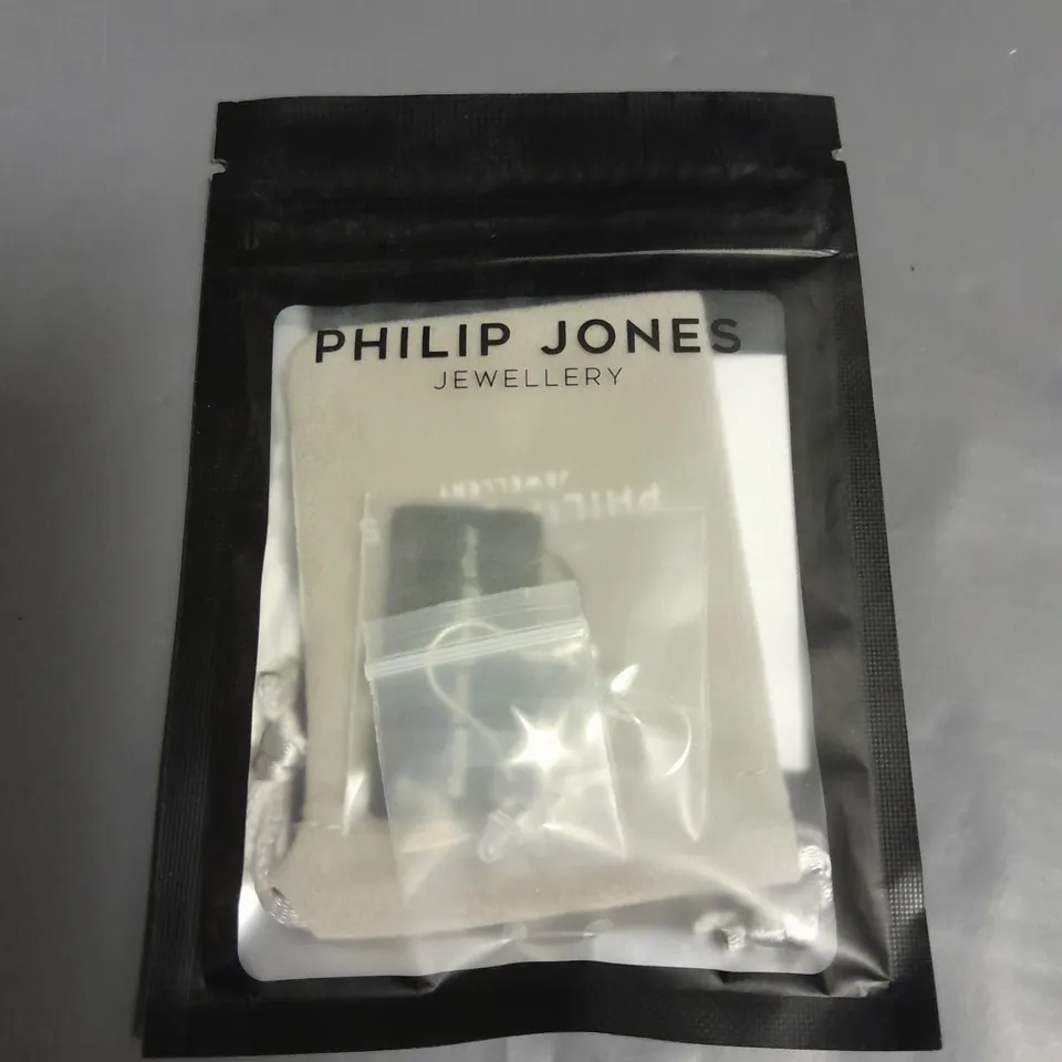 SEALED PHILIPS JONES STERLING SILVERSTAR DROP EARRINGS