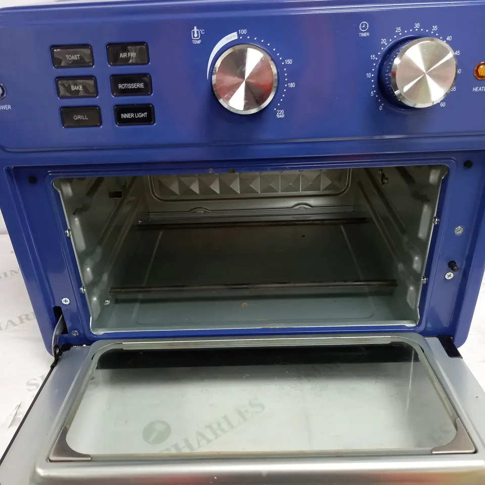 COOK'S ESSENTIAL 21-LITRE AIRFRYER OVEN IN BLUE 