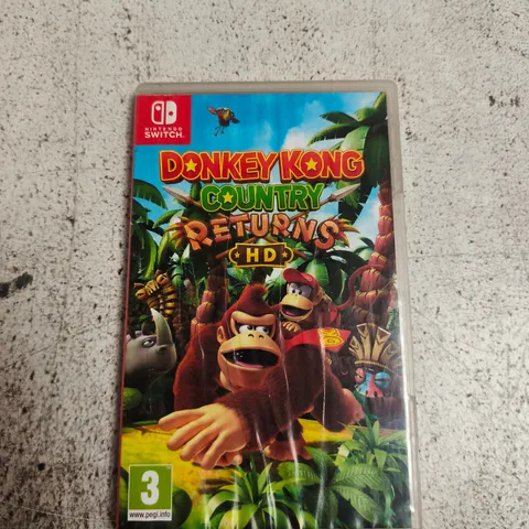 NINTENDO SWITCH DONKEY KONG COUNTRY RETURNS HD