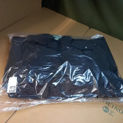 PACKAGED H&M BLACK PADDED WINTEER COAT - XS