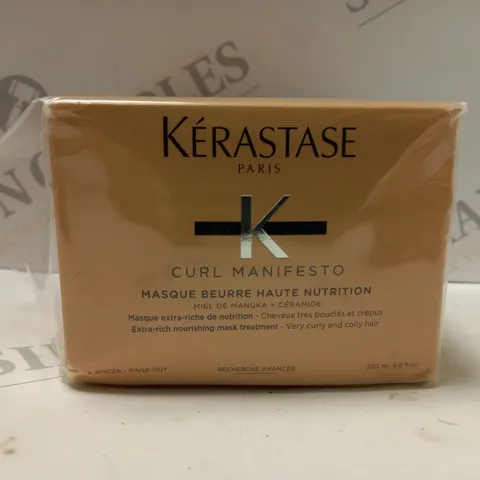 KΓRASTASE CURL MANIFESTO MASQUE BEURRE HAUTE NUTRITION MASK TREATMENT 200ML