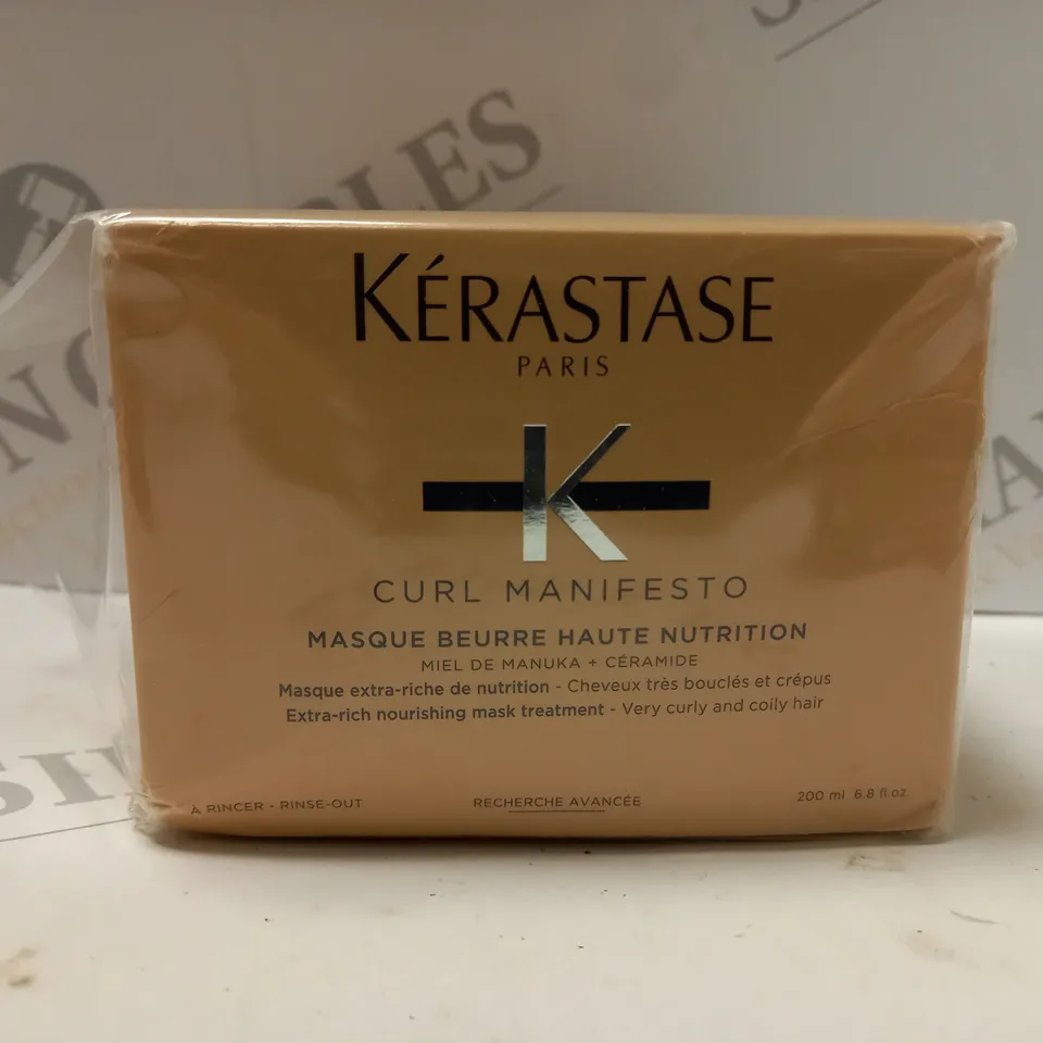 KÉRASTASE CURL MANIFESTO MASQUE BEURRE HAUTE NUTRITION MASK TREATMENT 200ML 