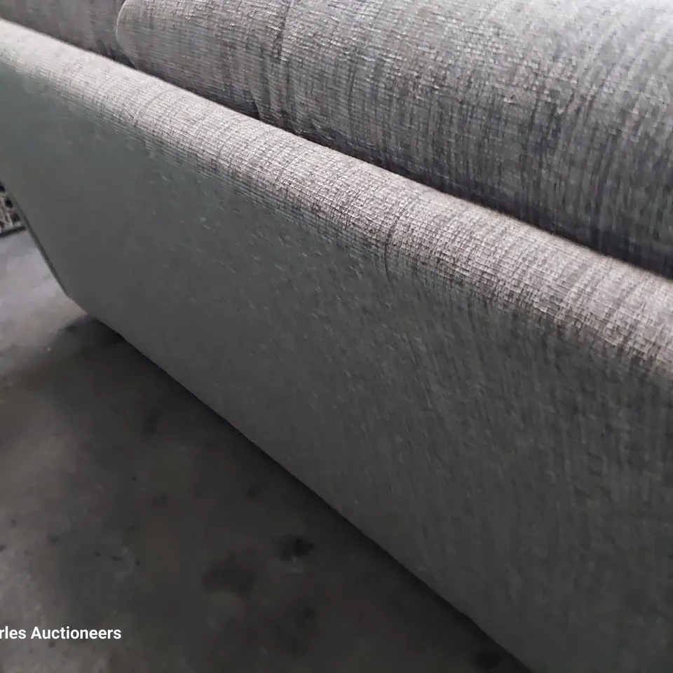 QUALITY BRITISH DESIGNER G PLAN STRATFORD TWO SEATER SOFA COPPICE ASH FABRIC 