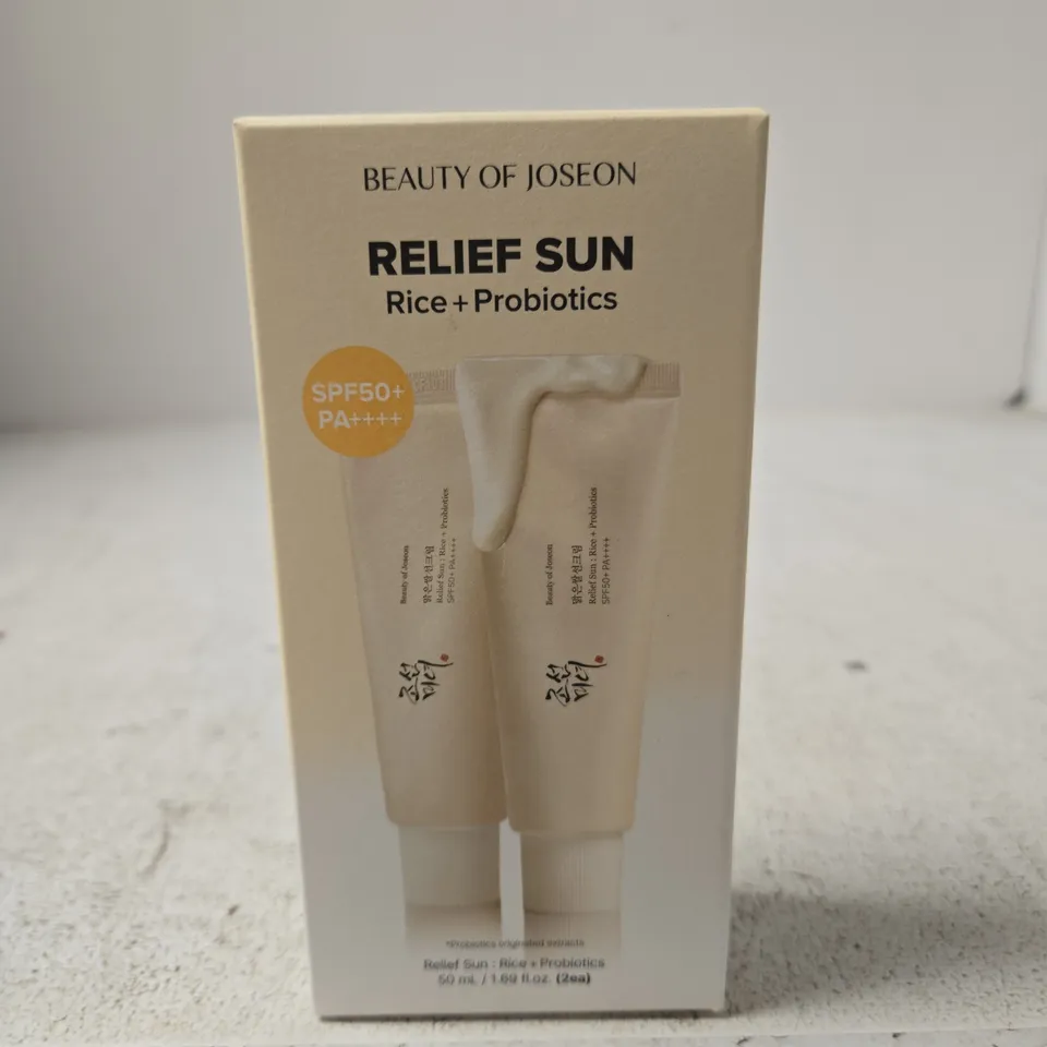 BEAUTY OF JOSEON RELIEF SUN RICE + PROBIOTICS SPF50+ SUNSCREEN