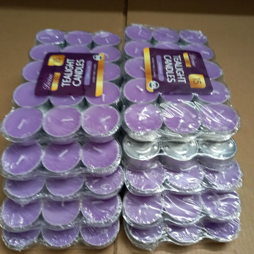 LOT OF 10 15-PACKS OF TEALIGHT CANDLES