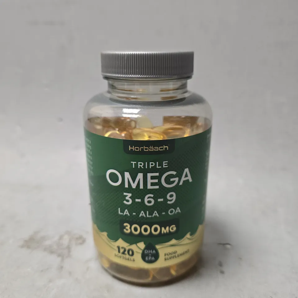 HORBAACH TRIPLE OMEGA 3 6 0 3000MG 