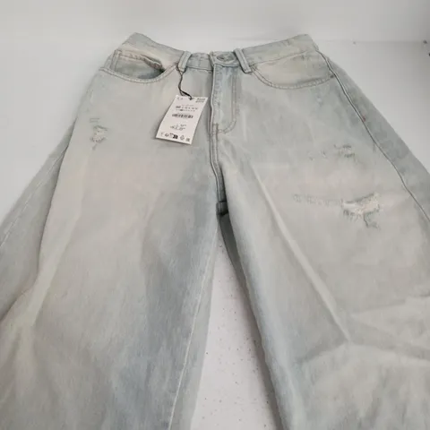 ZARA LIGHT-WASH JEANS – WOMEN'S, EU 38 (UK 10)