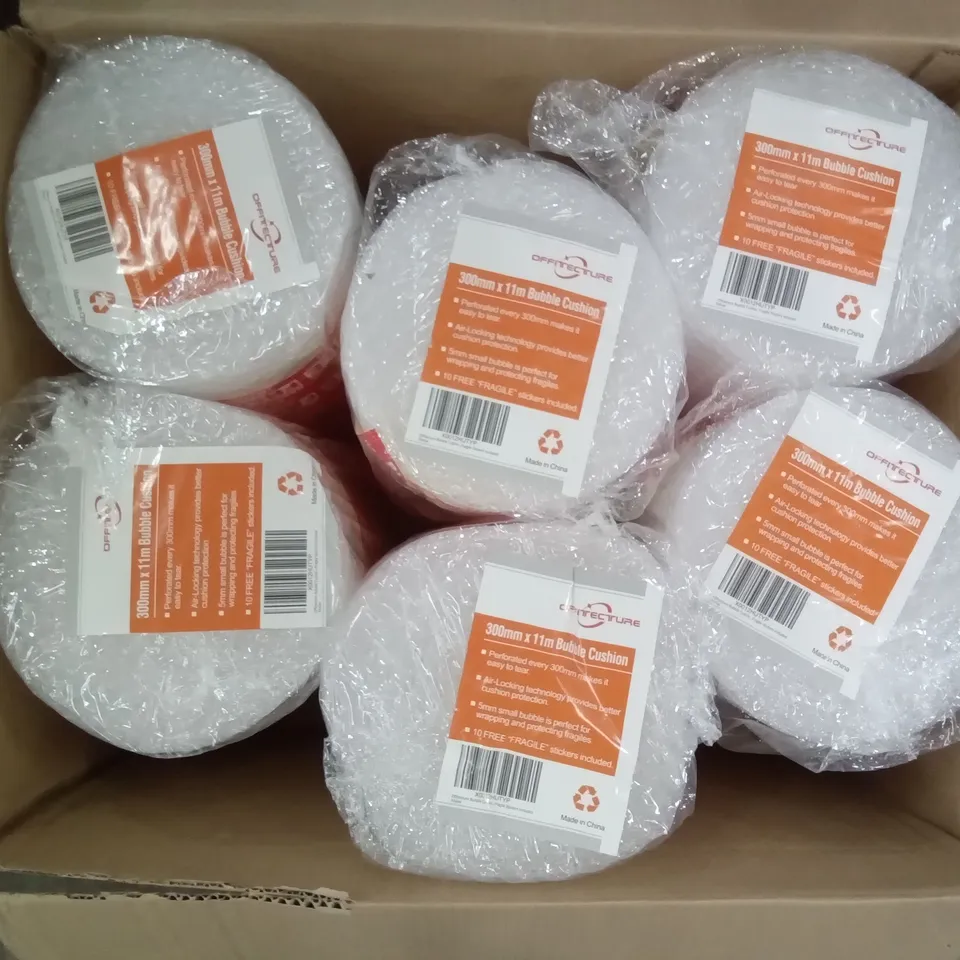PALLET OF APPROXIMATELY 37 BOXES OF OFFITECTURE 300MM BUBBLE WRAP ROLLS 