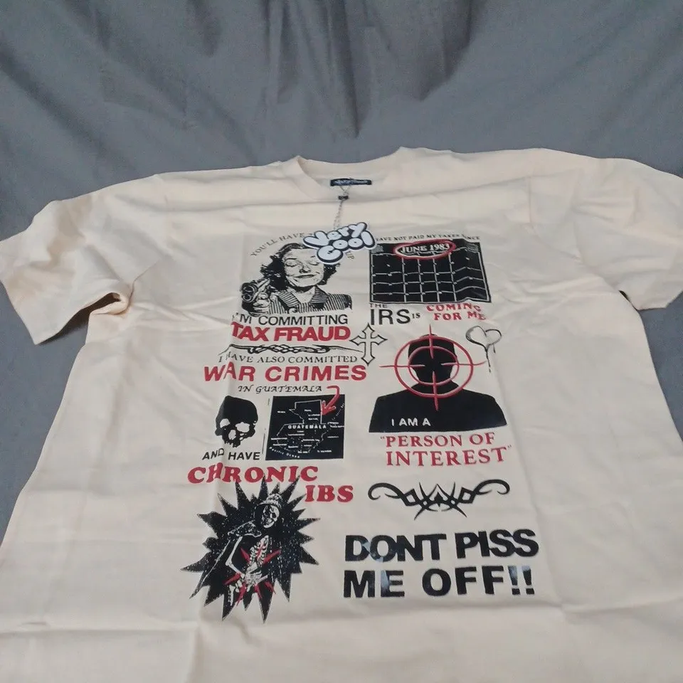 VERY.COOL TAX FRAUD T-SHIRT SIZE L
