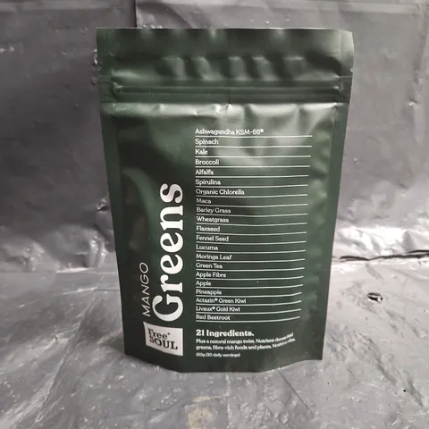 FREE SOUL MANGO GREENS – 150G