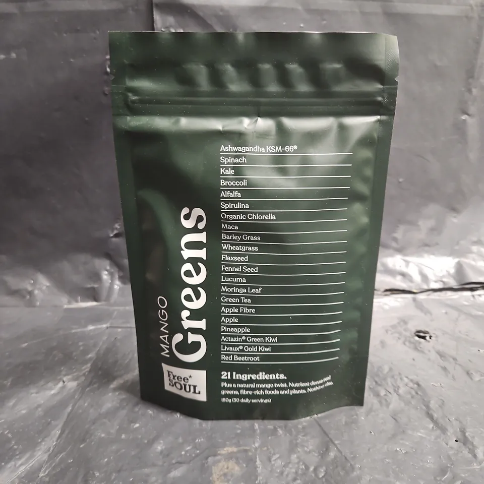 FREE SOUL MANGO GREENS – 150G