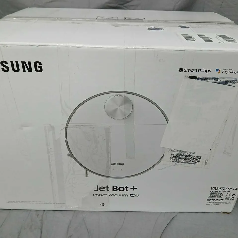 SAMSUNG JET BOT+ VR30T85513W/EU ROBOT VACUUM CLEANER - WHITE
